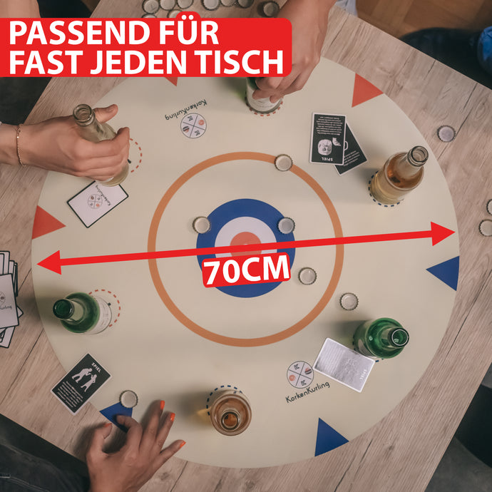 KorkenKurling® -  Das lustige Trinkspiel für bis zu 6 Spieler - KorkenKurling